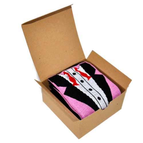 Mens socks gift box tuxedo - mens,