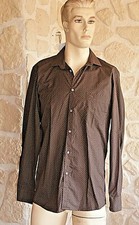 Chemise marron neuve taille S
