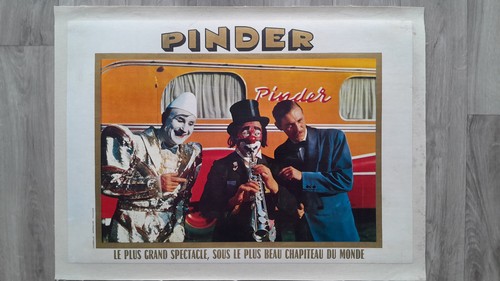 Affiche cirque pinder sur - affiche, (sur