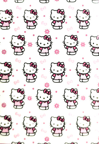 Hello kitty nœud rose - hello, kitty,