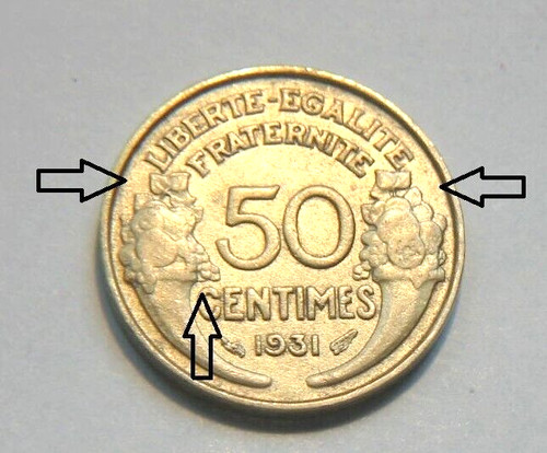 Centimes morlon 1931 - 50, sans
