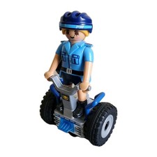 Playmobil Policière Gyropode Ville Moderne Figurine Jouet Police Roulant