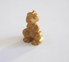 PLAYMOBIL (L1253) MOYEN-AGE - Petite Statue Dragon Doré 4153 4257 (Manque Ailes)