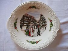 Plat ancien à mignardises gâteaux  alsacien Anne Ehret Ranrupt