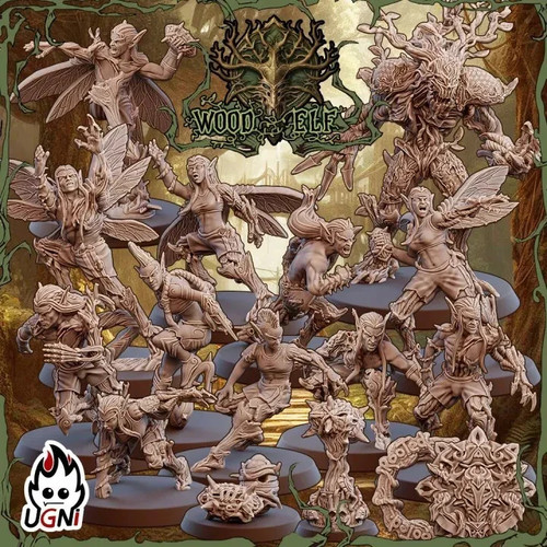 Wood elf team - elf, elfes