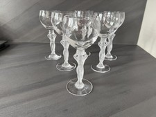 6 verres à vin blanc en