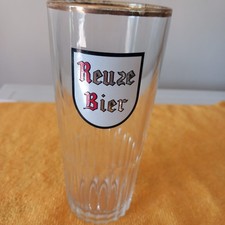 Ancien verre biere Reuze Brie Carlier