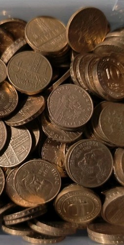 Lot pieces francs - 50,