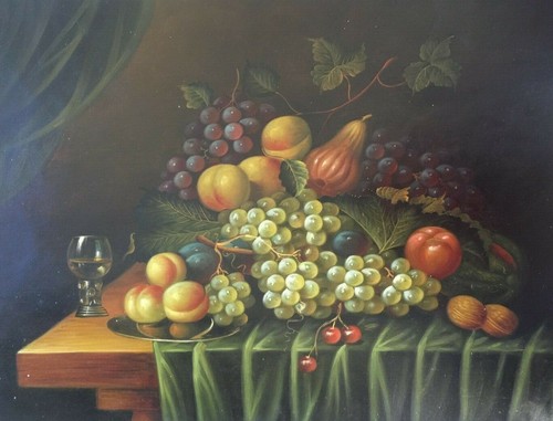 Original oil painting still - oil,