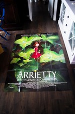 ARRIETTY ? Ghibli Studio Large French Grande Vintage Movie Poster Original 1994