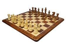 Jeu d'échecs combiné en bois