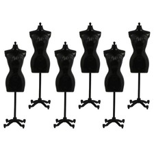  6 Pcs Modèle De Buste Support Mannequin Stands D'affichage Des Jouets
