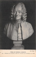 78-VERSAILLES MUSEE DE SCULPTURE COMPAREE BUSTE DE VOLTAIRE-N�T5006-A/0301
