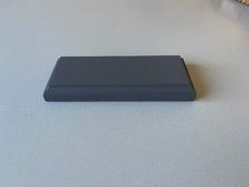 socle en bois peint en gris foncé pour figurines et maquettes 18,3 X 7,5 cm