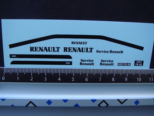 Decals renault 4l - decals,