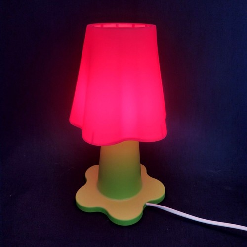 Lampe vintage fleurs - fleurs, mammut