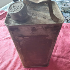 ANCIEN BIDON MILITAIRE  ESSENCE/HUILE MARQUE  CIP DANS SON JUS