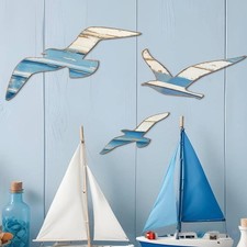 3x décors de mur de mouette