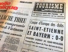 FOOTBALL DEMI-FINALE COUPE D'EUROPE 1975 ST-ETIENNE BAYERN 0-0 LARQUE ASSE RARE