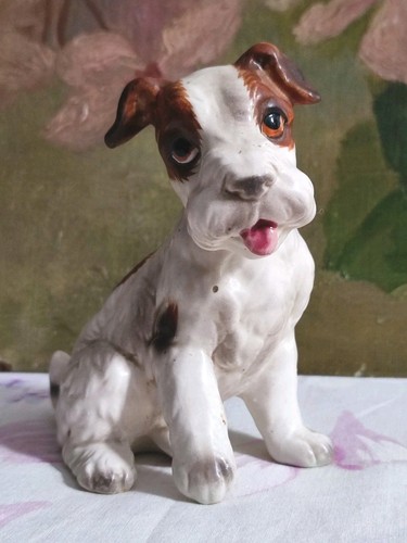 Figurine vintage chien jack - figurine,