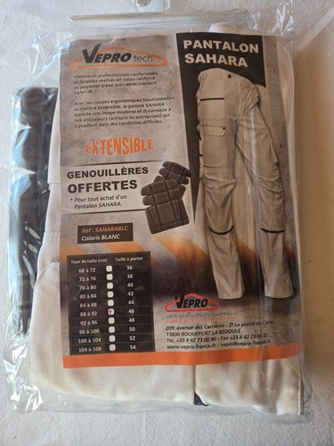 Pantalon travail sahara - de,