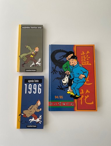 Tintin agendas lot 3 - of,