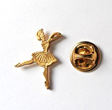 RNT S/ Pin's doré danseuse ballerine