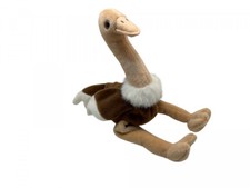 Peluche de collection Beanie Babies - oiseau autruche - 29 cm. Excellent état