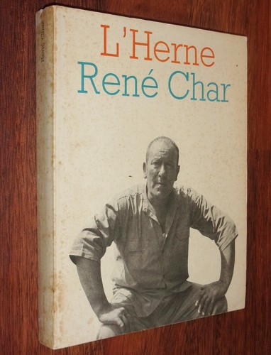 Rene char cahiers herne - char, de