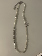 CHANEL Sautoir Perle, Verre Et