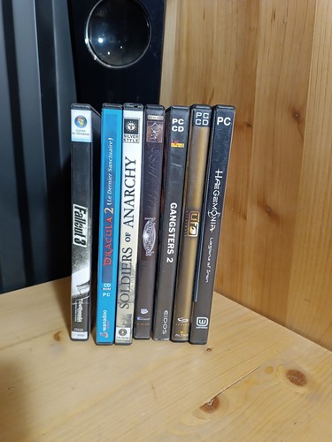 Lot jeux en - de, boîtes