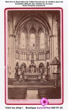 INTÉRIEUR DE CATHÉDRALE, LE MANS ? , CDV GUITTET au MANS, 1880 , RELIGION -FF25