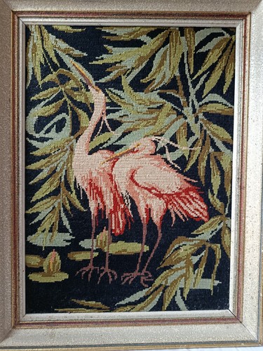 Canevas ancien vintage kitsch