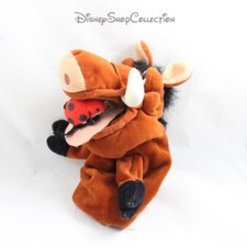 Peluche marionnette Pumba THE WALT DISNEY COMPANY Le Roi lion marron 28 cm (MO)