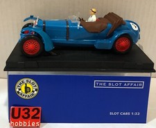 L'Affaire Du Slot Scalextric Alfa Romeo 8C #2 BLEU