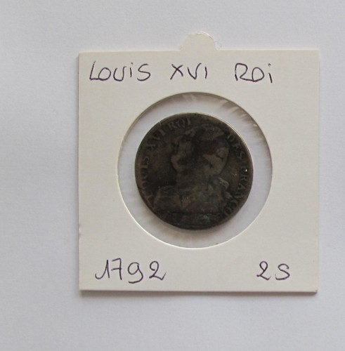 Pièce louis xvi roi - roi, 1792