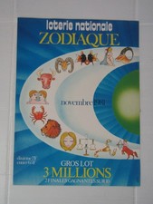 AFFICHE LOTERIE NATIONALE