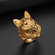 Mens Gold Plated Stainless