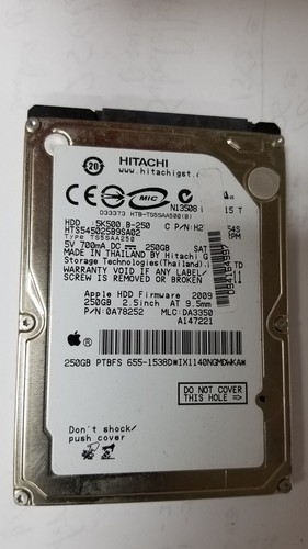 Hitachi hts545025b9sa02 250gb - hts545025b9sa02,