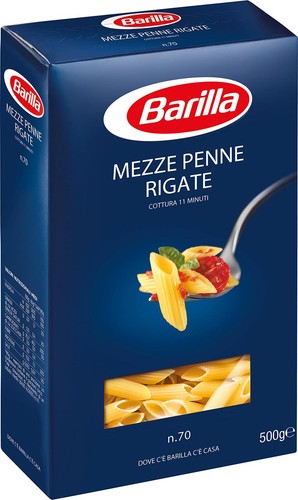 Barilla mezze penne - barilla, rigate