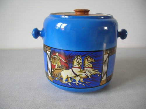 Ancien pot thé - pot, boîte