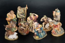 9 X Figurine De Crèche En