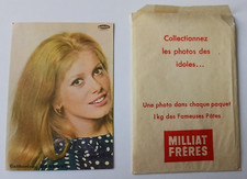 CATHERINE DENEUVE (4)  Photo des Idoles Milliat Frères Publistar Chanteuse Carte