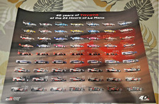 24H00 DU MANS 2025 POSTER POST 40th TOYOTA GAZOO RACING GR010 80x60cm 24 HEURES
