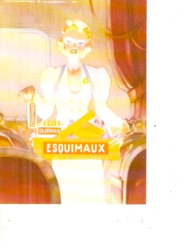 Carte glaces esquimaux gervais - esquimaux,
