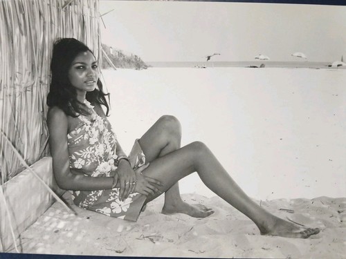 Femme plage c 1970 - femme, la