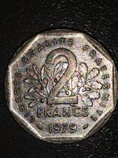 Pièce de monnaie 2 francs