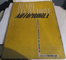 Tracteur Map Diesel type Dr3 Westinghouse  agricole RTD Revue technique rta 1949