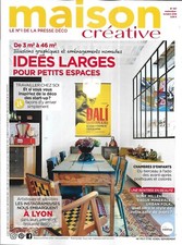 MAISON CREATIVE n°107 sept.-oct. 2018  Idées larges pr petits espaces/ Chambres