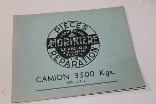 Catalogue pieces detachées - de,